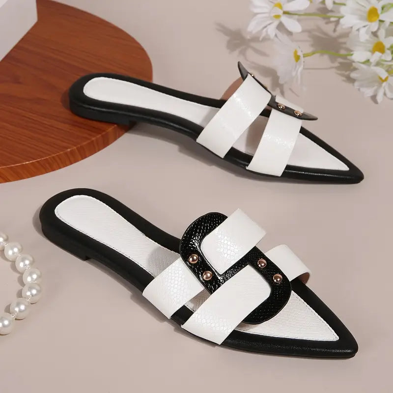 Summer Women'S Flat Fashion Slippers