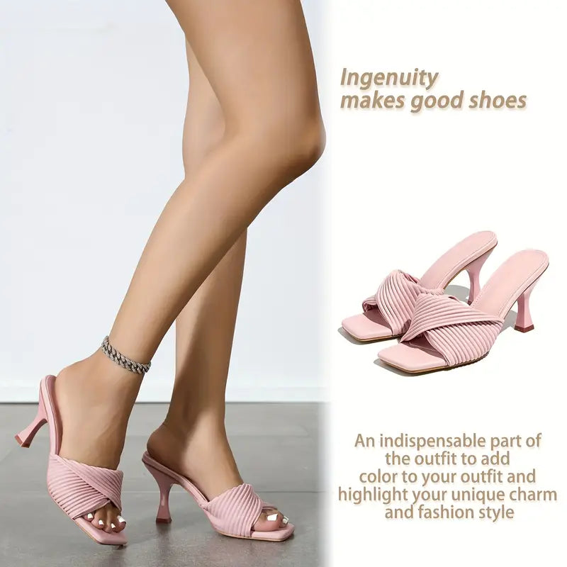 Baby Pink CrissCross Chic