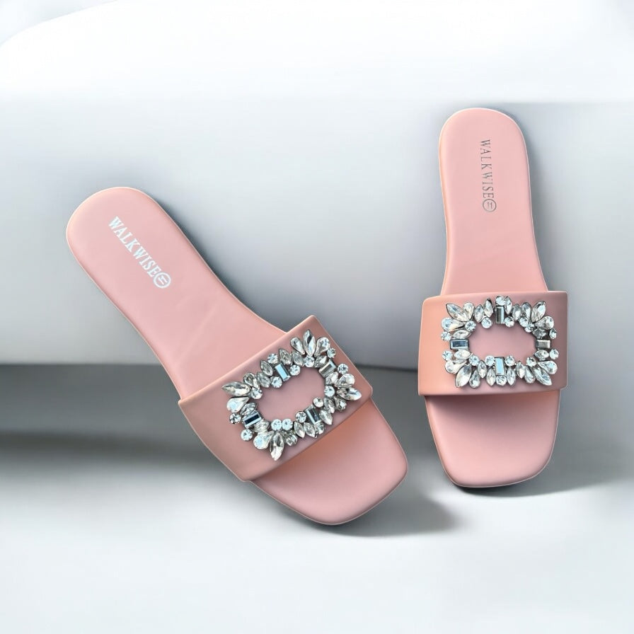 Pink Shimmer Steps Women Slippers