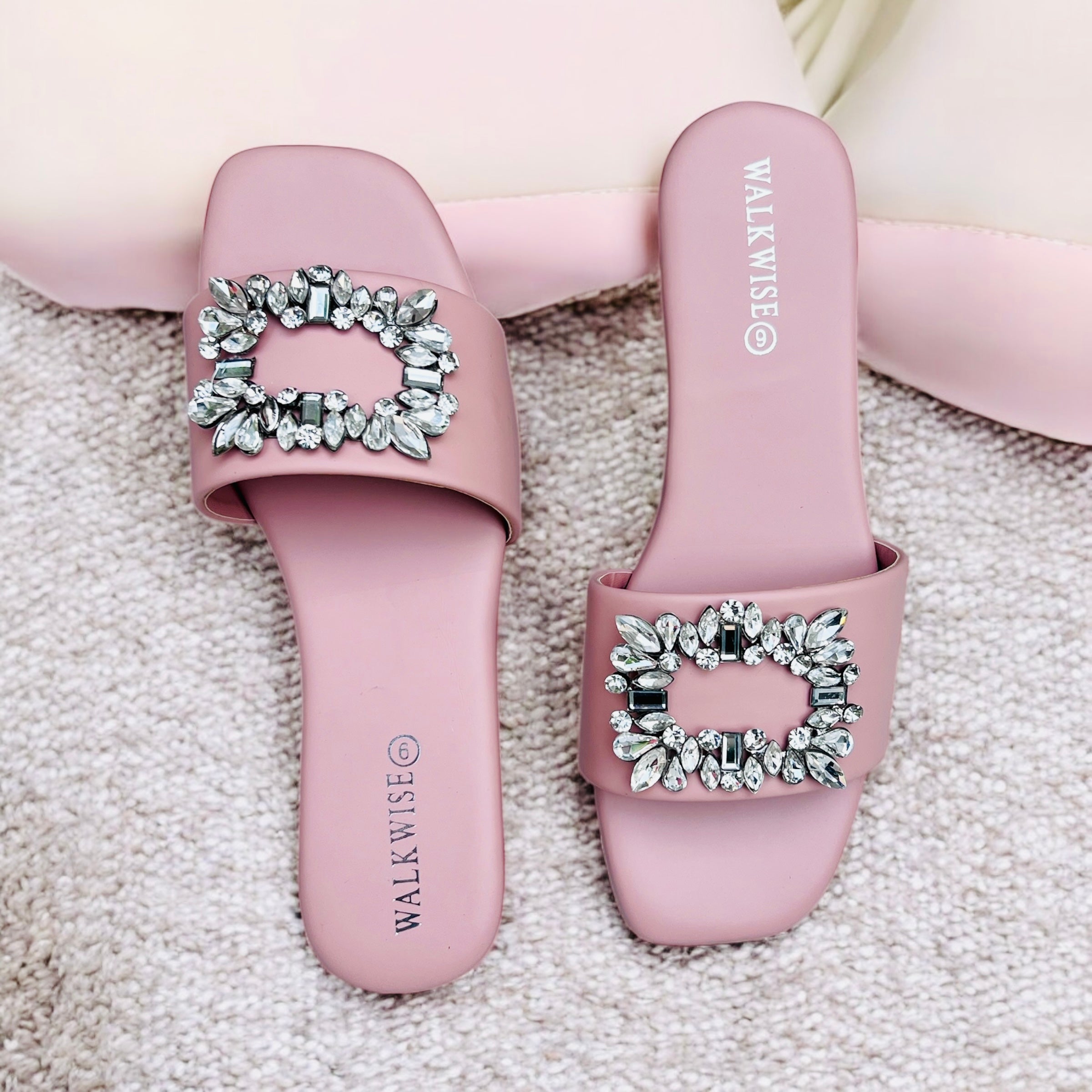 Pink Shimmer Steps Women Slippers